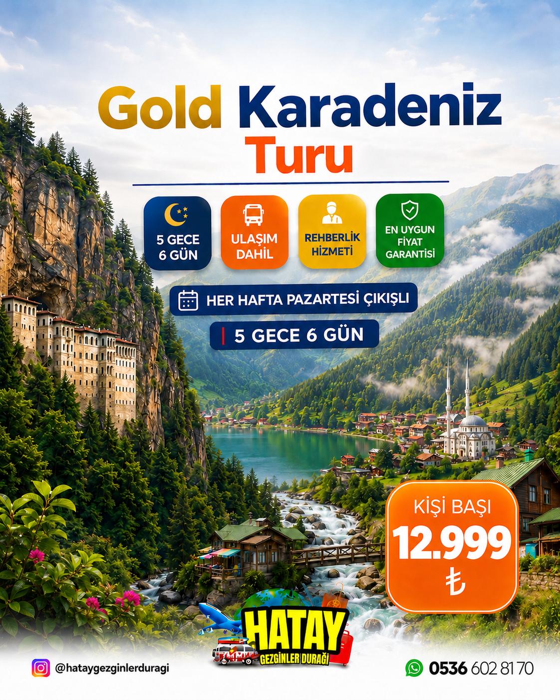 GOLD KARADENİZ TURU